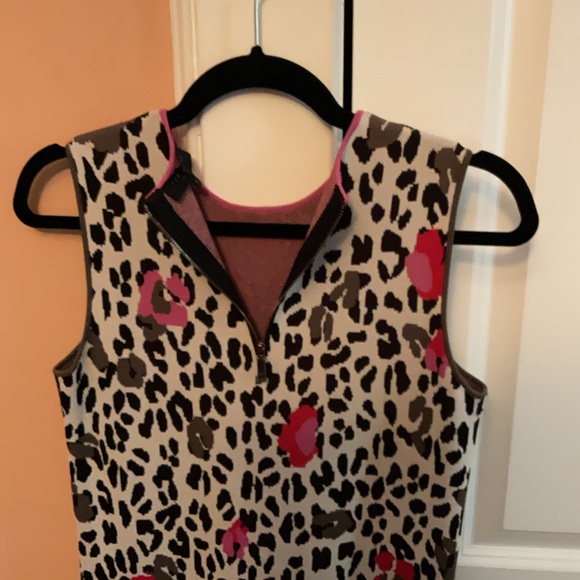 Ted Baker Leopard Sheath Mini Dress lightly used - Picture 7 of 10
